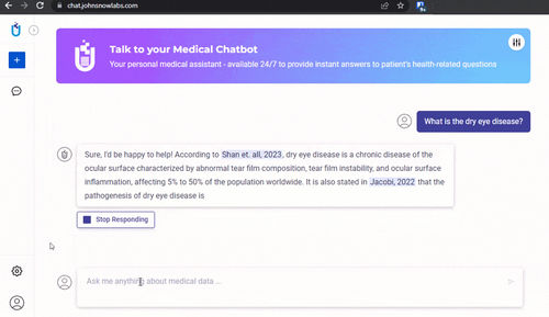 Medizinische Software - Medical ChatBot - John Snow Labs - für Kliniken / für Forschungszwecke / KI-gestützt