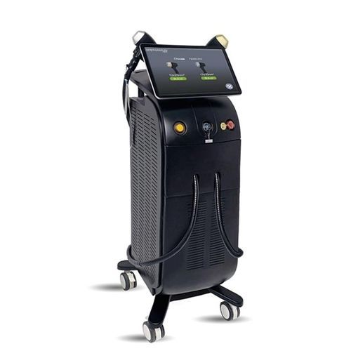 Laser für Epilation - 4K V19 two handles  - Weifang Mingliang Electronics - Alexandrit / Dioden / auf Wagen