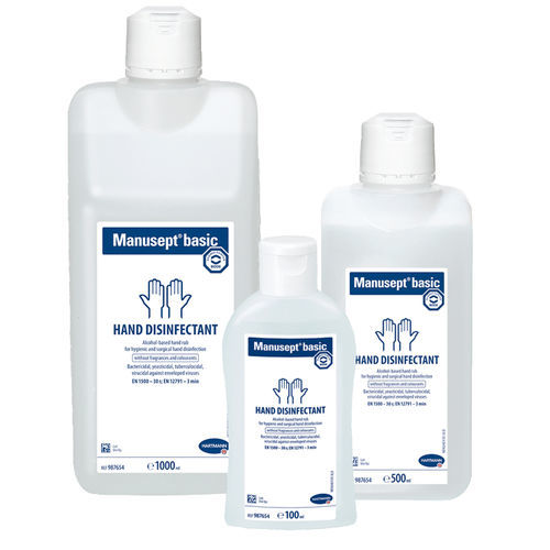 Hydroalkoholische Lösung / 500 mL - Manusept® basic - BODE Chemie - 1000 ml / 100 ml