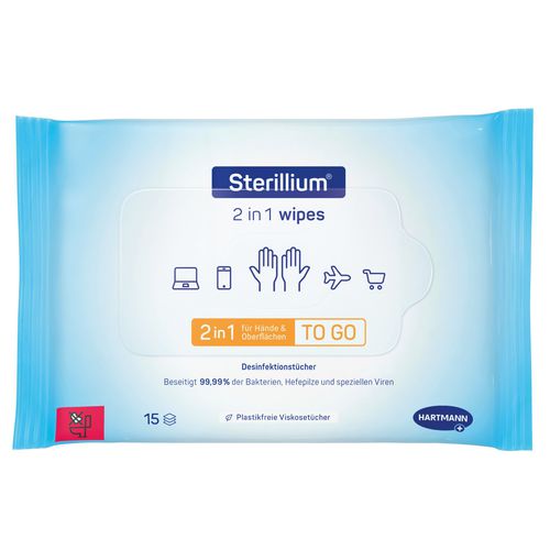 Feuchte Reinigungstücher / für die Handhygiene - Sterillium® - BODE Chemie - 15er-Packung