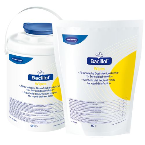 Feuchte Reinigungstücher / für Böden und andere Oberflächen - Bacillol® - BODE Chemie - 90er-Packung
