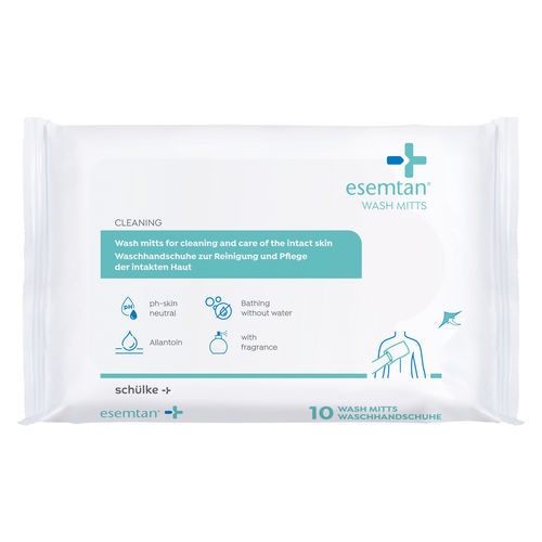 Feuchte Reinigungstücher / für Körperhygiene - esemtan® - Schülke & Mayr - 10er-Packung