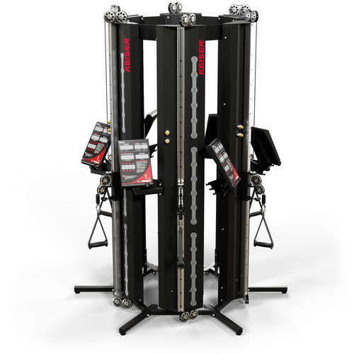 Crossover-Seilzuggerät - Six Pack  - Keiser UK - hoch / niedrig