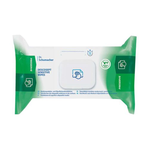 Feuchte Reinigungstücher / für medizinische Geräte - 00-323DS-T060 - THX MEDICAL - 60er-Packung