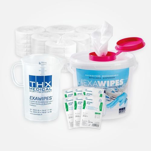 Feuchte Reinigungstücher / für Böden und andere Oberflächen - EXAWIPES  - THX MEDICAL - 90er-Packung