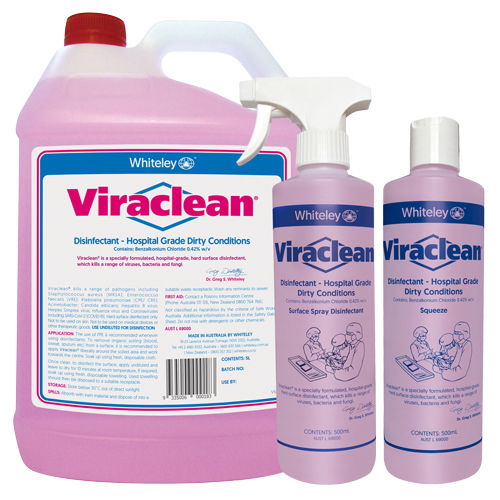 Desinfektionsmittel für medizinische Geräte - Viraclean® - Whiteley - für Böden und andere Oberflächen / flüssig / 5000 mL