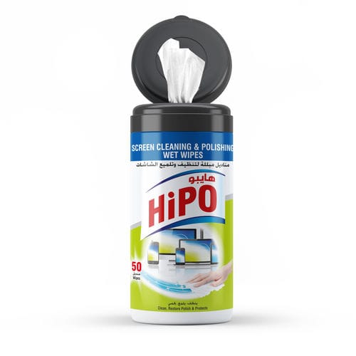 Feuchte Reinigungstücher / für medizinische Geräte - HiPO Screen - Al-Mueen - 50er-Packung