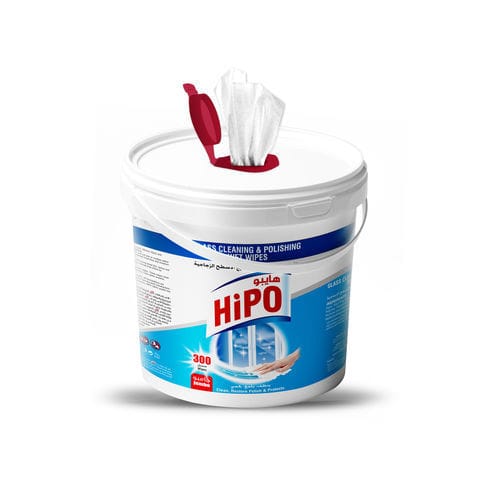 Feuchte Reinigungstücher / für Glasoberflächen - HiPO  - Al-Mueen - 300er-Packung