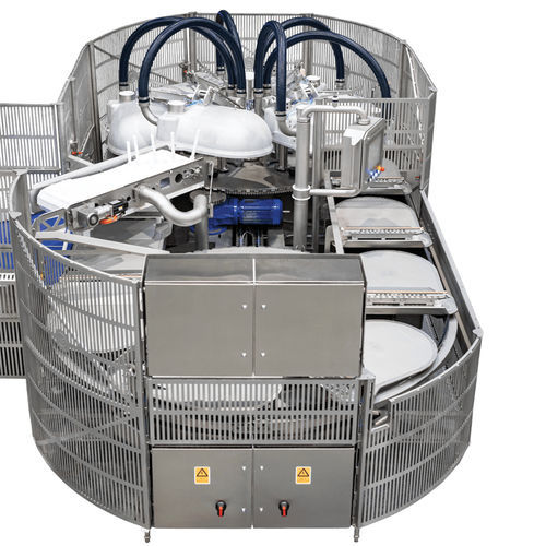 Vakuumverpackungssystem - Moda Vac - Amcor Embalagens Flexíveis - drehbar / bodenstehend / für Säcke