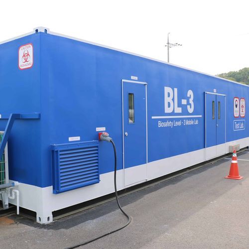Laborraum zur Isolierung luftübertragener Infektionen - BSL-3 Lab - Wosem - für die Tierforschung / tragbar / modular