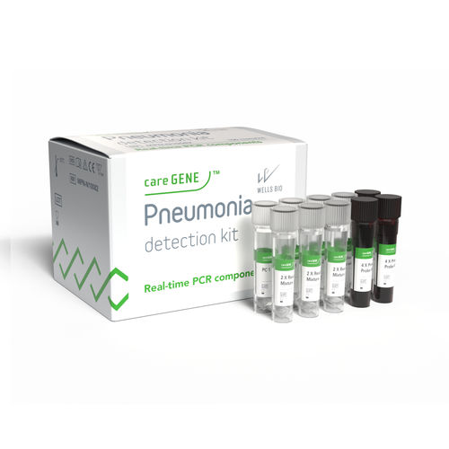 Pneumonie-Testkit - careGENE™ Pneumonia-12 Detection - WELLS BIO - Legionella pneumophila / Streptococcus pneumoniae / Staphylococcus aureus