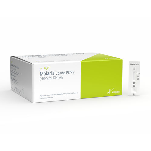 Malaria-Schnelltest - careUS&trade; Combo Pf/Pv (HRP2/pLDH) Ag - WELLS BIO - für Infektionskrankheiten / Antigene / Parasiten