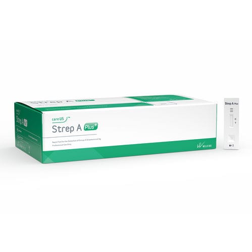 A-Streptokokken-Schnelltest - careUS™ Strep A Plus - WELLS BIO - für Infektionskrankheiten / Antigene / Rachenraum
