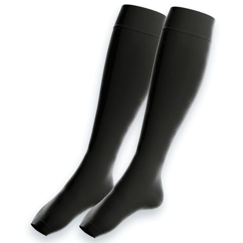 Kompressionssocken zur Prävention venöser Thromboembolien - Wellcosan - unisex / schwarz