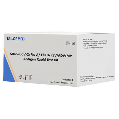 Schnelltest für Infektionskrankheiten - SARS-CoV-2/Flu A/ Flu B/RSV/ADV/MP  - Tailored Medical Ltd - Grippe / Antigene / SARS-COV-2