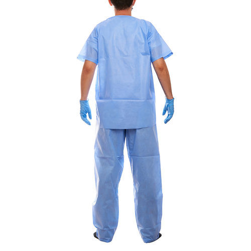 Medizinisches Bekleidungsset / unisex - Synek Medical - Einweg / Vlies / blau
