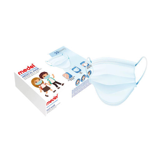 OP-Maske / für Kinder - Medel International S.r.l. - 20er-Packung / blau / zum Einmalgebrauch