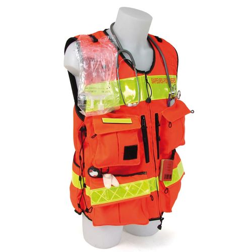 Unisex-Sanitäterweste - SEC1103 - Dimatex Securite SARL - rot