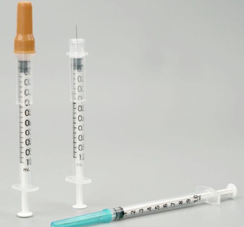 Tuberkulinspritze - SN06012 series - GenSci Group - 1 ml / Einweg / steril