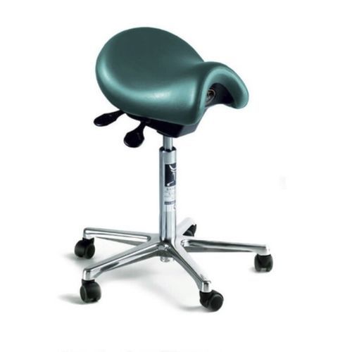 Hocker für Gesundheitseinrichtungen - Bambach® - Hager & Werken GmbH & Co. KG - höhenverstellbar / sattelförmig / grün