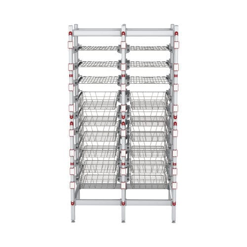 Modulares Regal - Topmodul - Sterilisation / Edelstahl