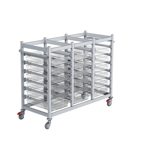 Wagen für Kliniken - T4012-3 - Topmodul - Mehrzweck / Transfer / Aluminium