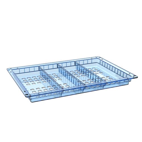 Lager-Schubladenunterteilung - TP4005C - Topmodul - für Wagen / für Schränke / Polycarbonat