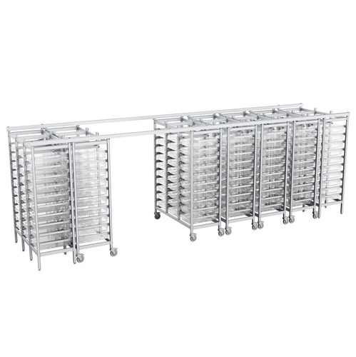 Modulares Regal - Topmodul - für Apotheken / für Behälter / Sterilisation
