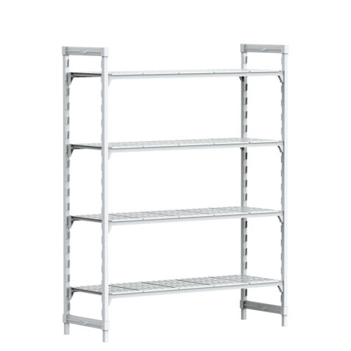 Modulares Regal - JSU602180 - Topmodul - antibakteriell / Aluminium