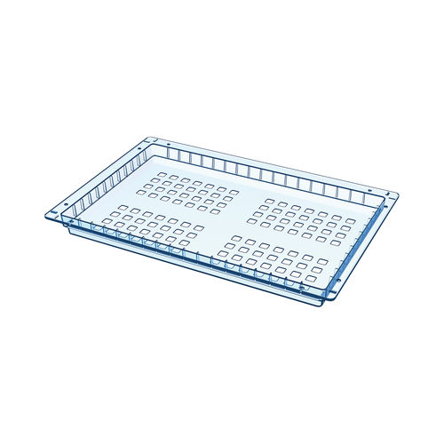 Medizinisches Tablett - T604005CH - Tongde Medical Technology (Ganzhou) Co., Ltd. - Labor / Lager / für Wagen