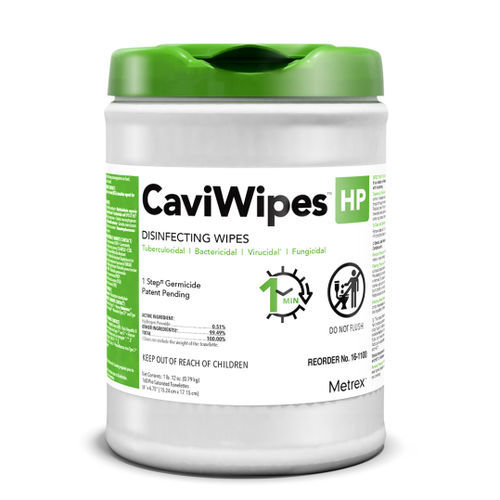 Feuchte Reinigungstücher / für Böden und andere Oberflächen - CaviWipes™ HP - Metrex - 160er-Packung / 65er-Packung