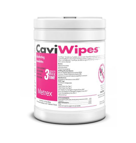 Feuchte Reinigungstücher / für Böden und andere Oberflächen - CaviWipes™ - Metrex - 50er-Packung / 160er-Packung / 65er-Packung