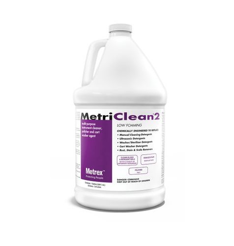 Schäumendes Reinigungsmittel - MetriClean2™ - Metrex - alkalisch / flüssig / 4500 ml