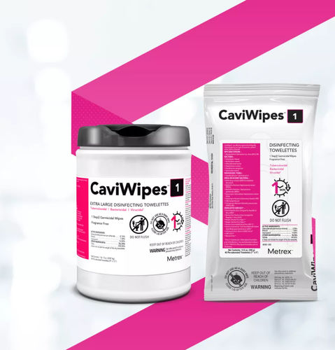 Feuchte Reinigungstücher / für Böden und andere Oberflächen - CaviWipes1™ - Metrex - 160er-Packung / 65er-Packung / 45er-Packung