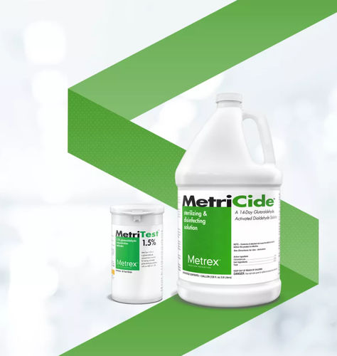 Desinfektionsmittel für Endoscope - MetriCide™ - Metrex - für medizinisches Mobiliar / für chirurgische Instrumente / für zahnärztliche Instrumente