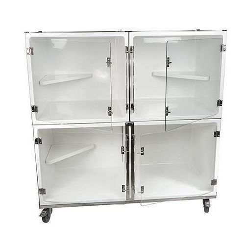 Tierkäfig für Katzen - CP803000 - Vetinox - 4 Abteile / auf Rollen / Edelstahl