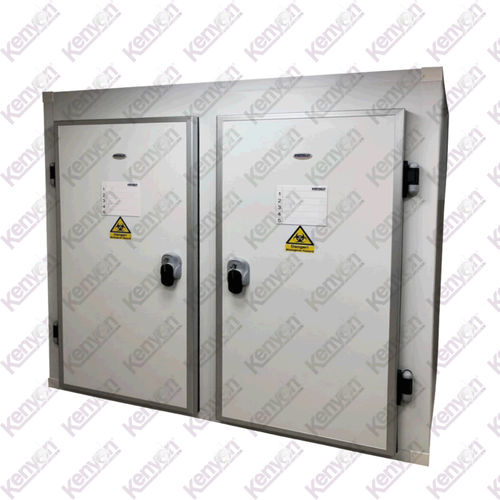 Leichenzelle für Leichentragen - KBC series - Mortuaryequipment.net - mehrere Körper / mit Frontöffnung / 2-türig