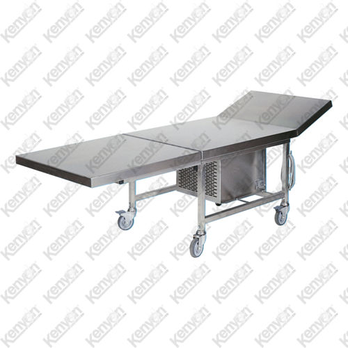 Rechteckiger Tisch - Mortuaryequipment.net - auf Rollen / Edelstahl / gekühlt