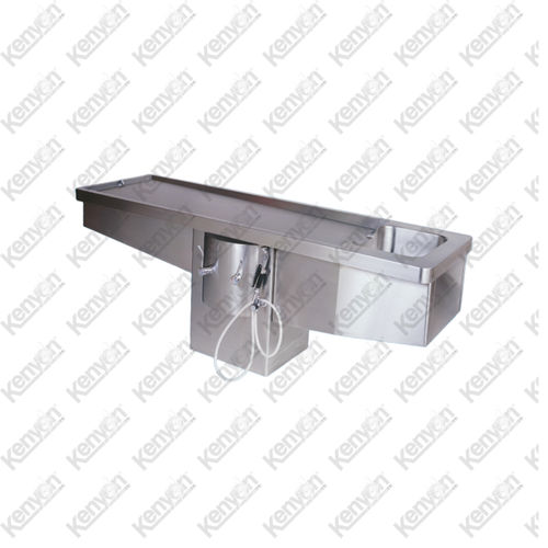 Autopsietisch für Histopathologie-Labor - EVOLUTION II - Mortuaryequipment.net - stationär / elektrisch / höhenverstellbar