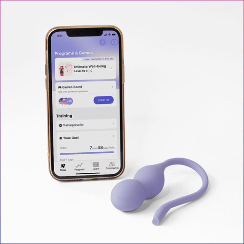 Beckenbodentrainer - + - Perifit - vernetzt