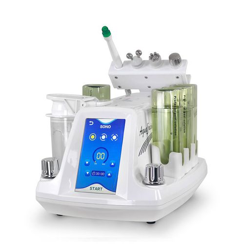 RF-Hautverjüngungseinheit - Original Korea Profacial 4 handle - Miramhoo Aesthetics - Mikrodermabrasionsgerät / Ultraschallpeelinggerät / Needlinggerät mit Sauerstoff