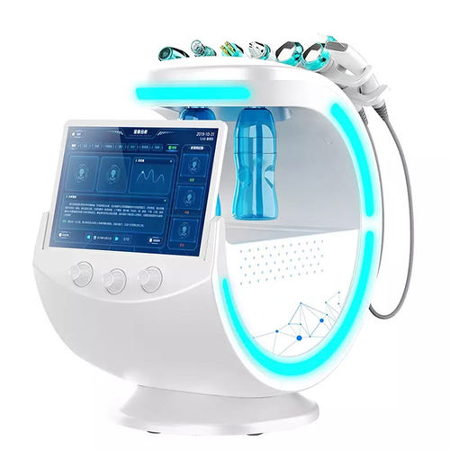 Mikrodermabrasionseinheit - smart Ice Blue 7 in 1 - Miramhoo Aesthetics - Ultraschallpeelinggerät / Needlinggerät mit Sauerstoff