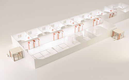 Reinraum für Gesundheitseinrichtungen - Aspida - für Intensivpflegezimmer / medizinisch / für Infektionskrankheiten