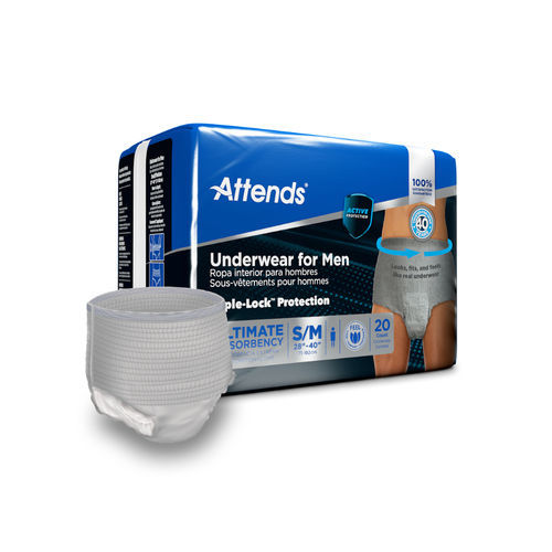 Windel für Männer - ADUM series - Attends - atmungsaktiv / elastisch / 20er-Packung