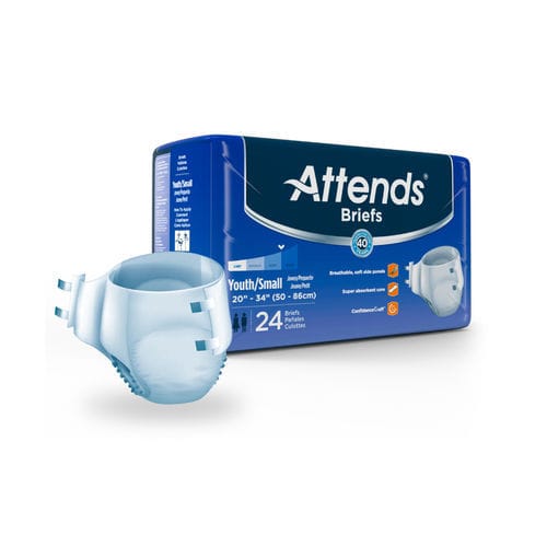 Windel für Erwachsene - DD10 - Attends - atmungsaktiv / elastisch / 24er-Packung