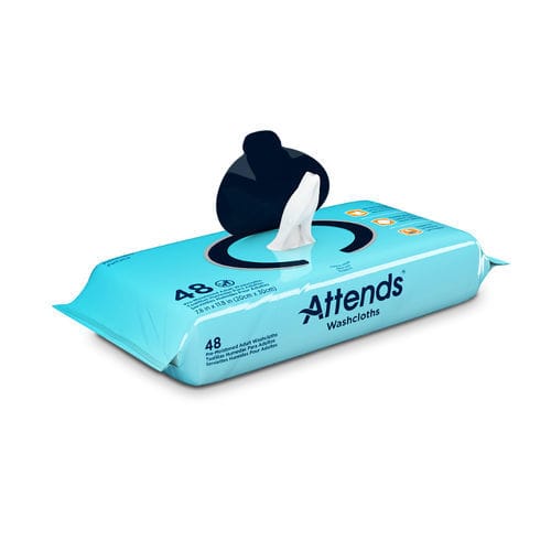 Feuchte Reinigungstücher / für Körperhygiene - WCU48 - Attends - 48er-Packung