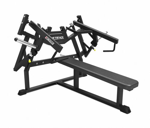 Flache Brustpressbank - PL103 - Etenon Fitness - mit abnehmbaren Gewichten