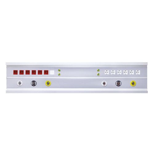 Wandmontierte Versorgungseinheit - PNT-YO-YA-CK-L - Point Medical Gas Systems - horizontal / für die Intensivstation / Patientenzimmer