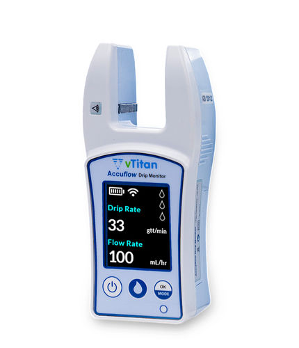 Monitoringsystem für Infusionspumpen - Accuflow®  - vTitan Corporation - Durchfluss / medizinisch / kabellos
