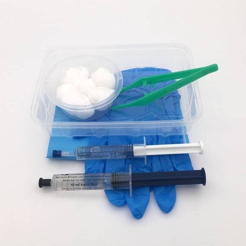 Medizinisches Set / für Katheterensatz - 340316-1	 - Fuhrmann - mit Handschuh